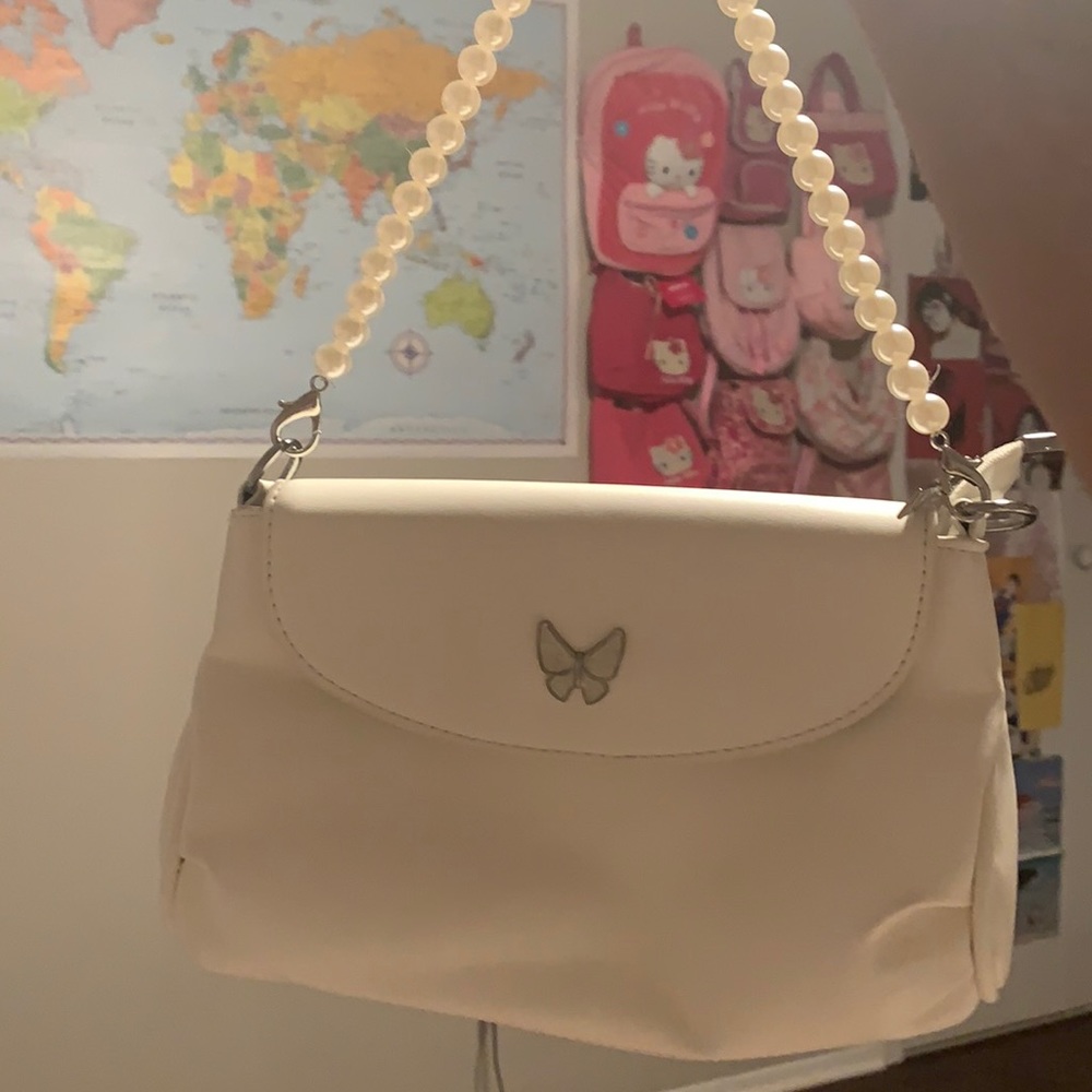 🤍🦋 vintage butterfly purse baguette shoulder bag 🦋🤍